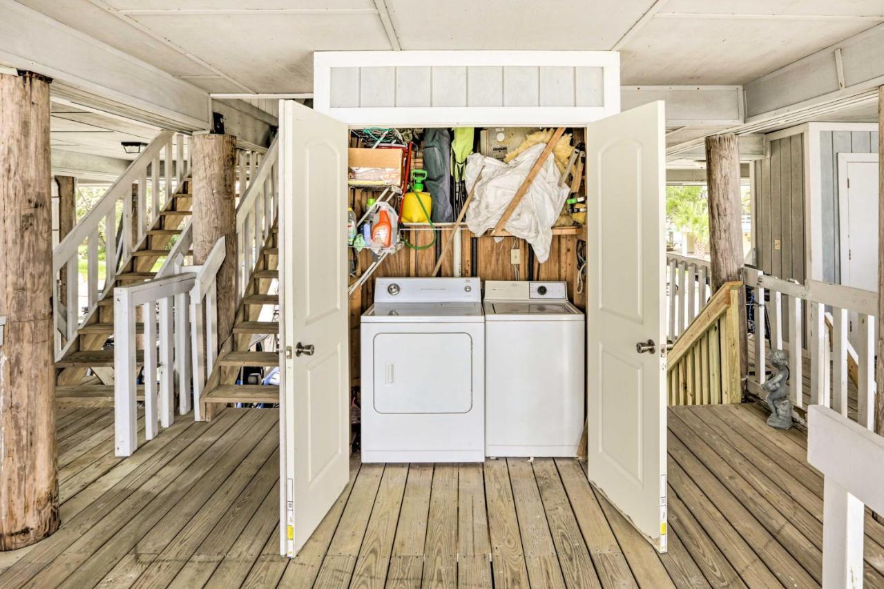 Waterfront Escape With Balcony On Shell Point Beach! Panacea Esterno foto